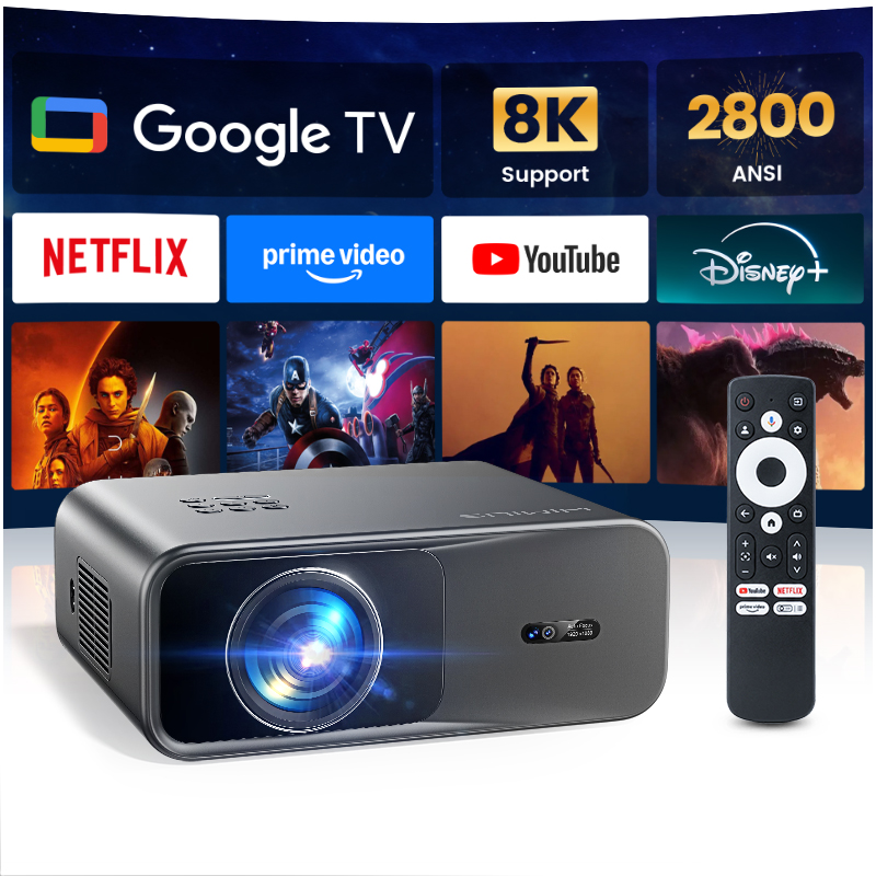 Home Cinema Movies - Wimius G1 4K Google TV Projectors