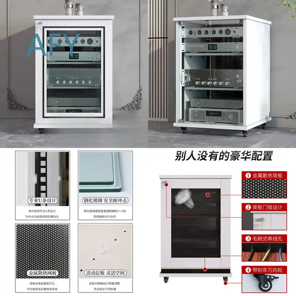 Home Cinema Speaker System - Amplifier Cabinet for Audio Mobile Speaker