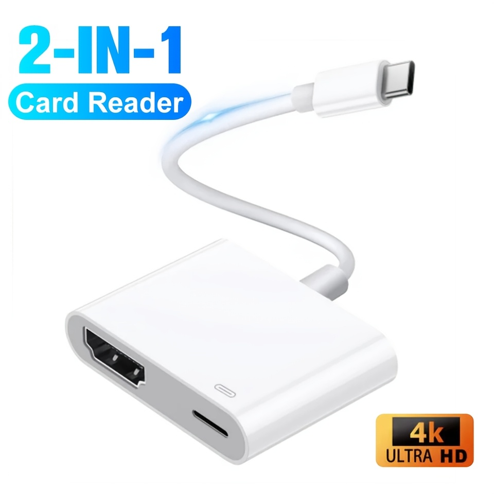 Home Cinema With Projector - Type-C Digital AV Adapter 4K Video