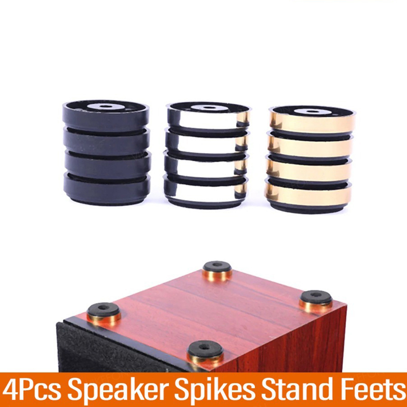 4Pcs Speaker Spikes Stand Part - Home Cinema Speaker System ulasan dan harga