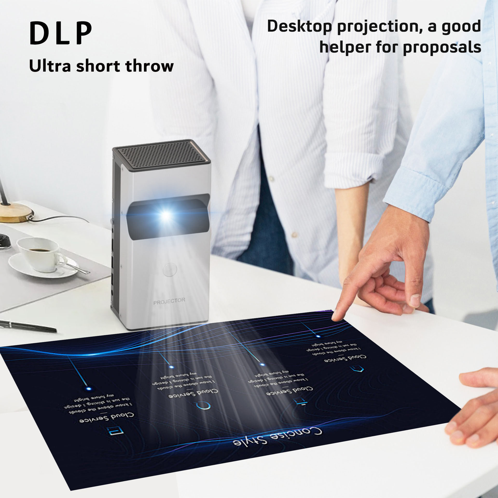 ZXY Lonnst L26 Portable Mini P - Home Cinema Ultra Short Throw Projector ulasan dan harga
