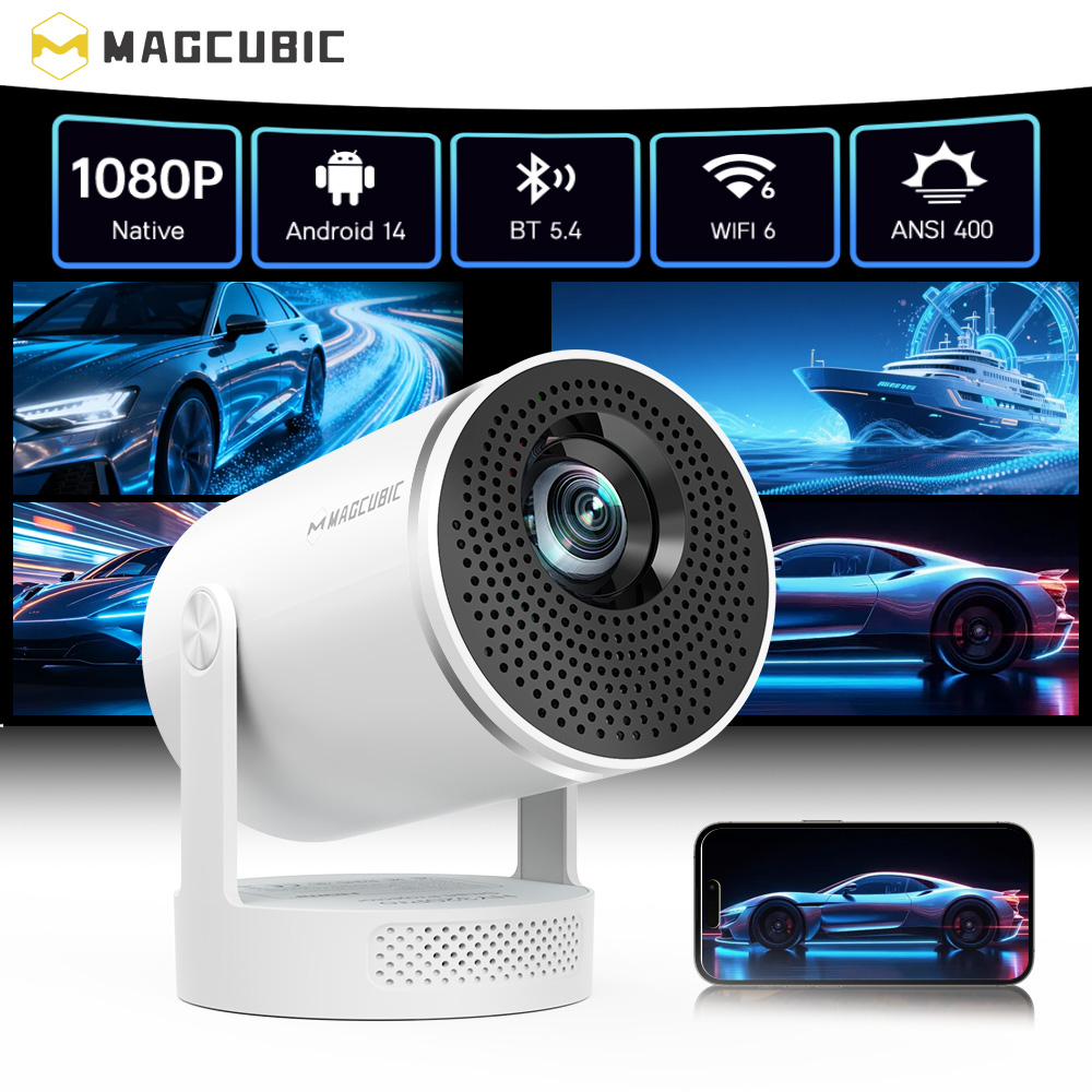 Magcubic Android 14 Native 108 - Home Cinema Complet ulasan dan harga
