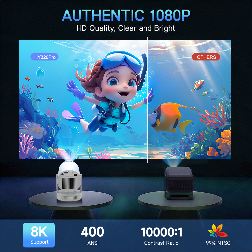 Magcubic Android 14 Native 108 - Home Cinema Complet ulasan dan harga