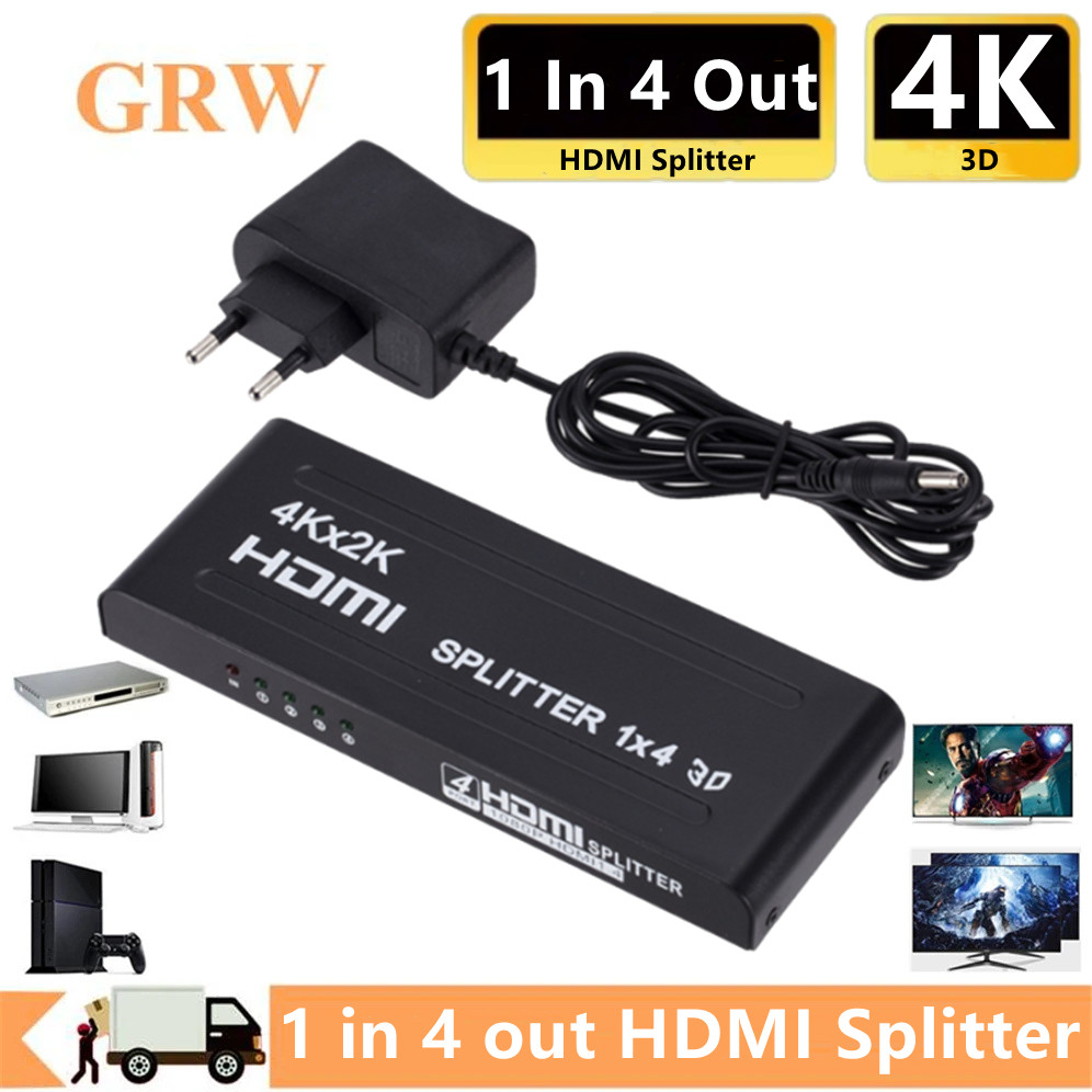 4K X 2K HDMI Splitter HDMI Swi - Home Cinema With Projector ulasan dan harga