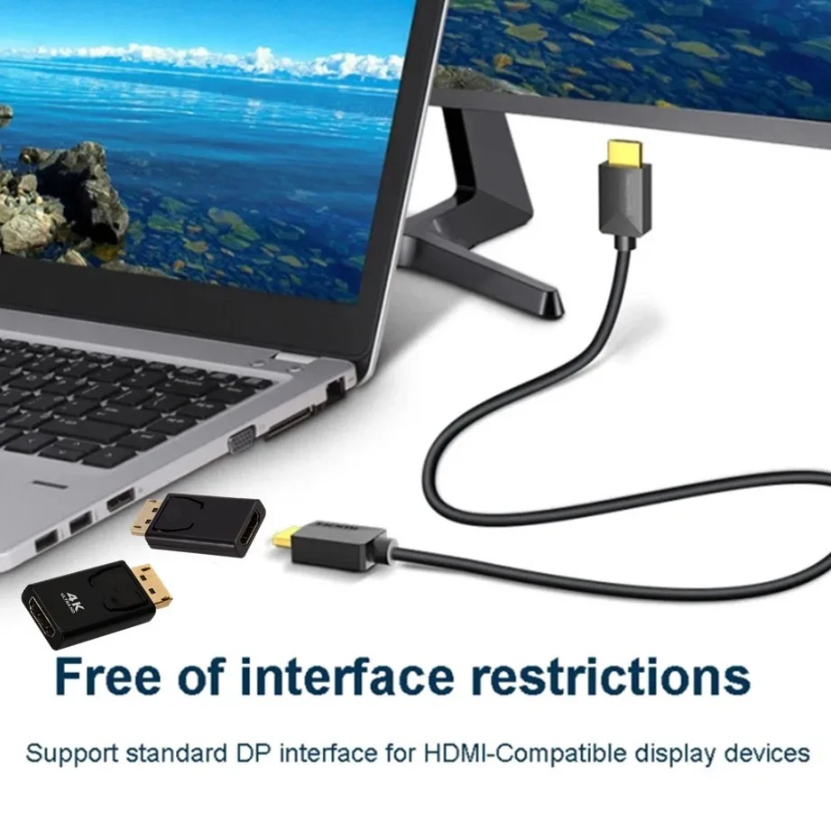4K/1080P DP DisplayPort to HDM - Home Cinema With Projector ulasan dan harga