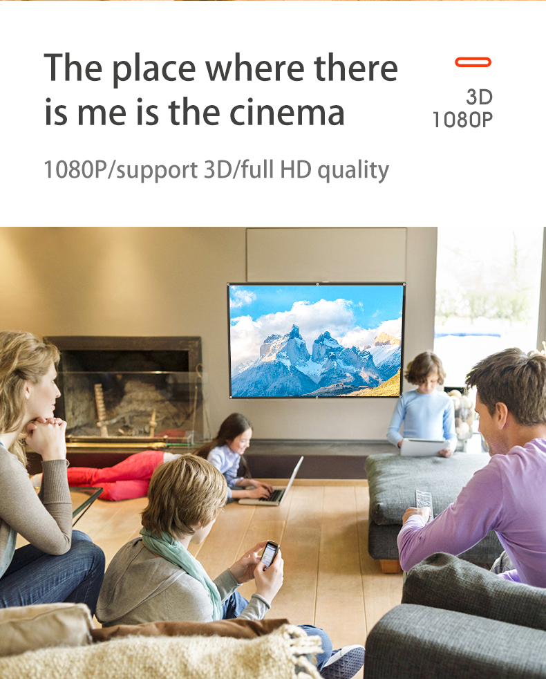 MIXITO Projection Curtain 16:  - Home Cinema Blanc ulasan dan harga