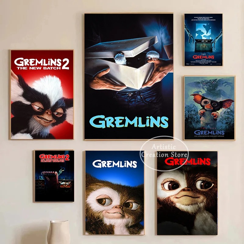 Classic Movie Gremlins Poster  - Home Cinema Movies ulasan dan harga