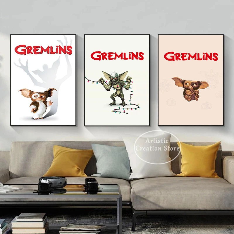 Classic Movie Gremlins Poster  - Home Cinema Movies ulasan dan harga