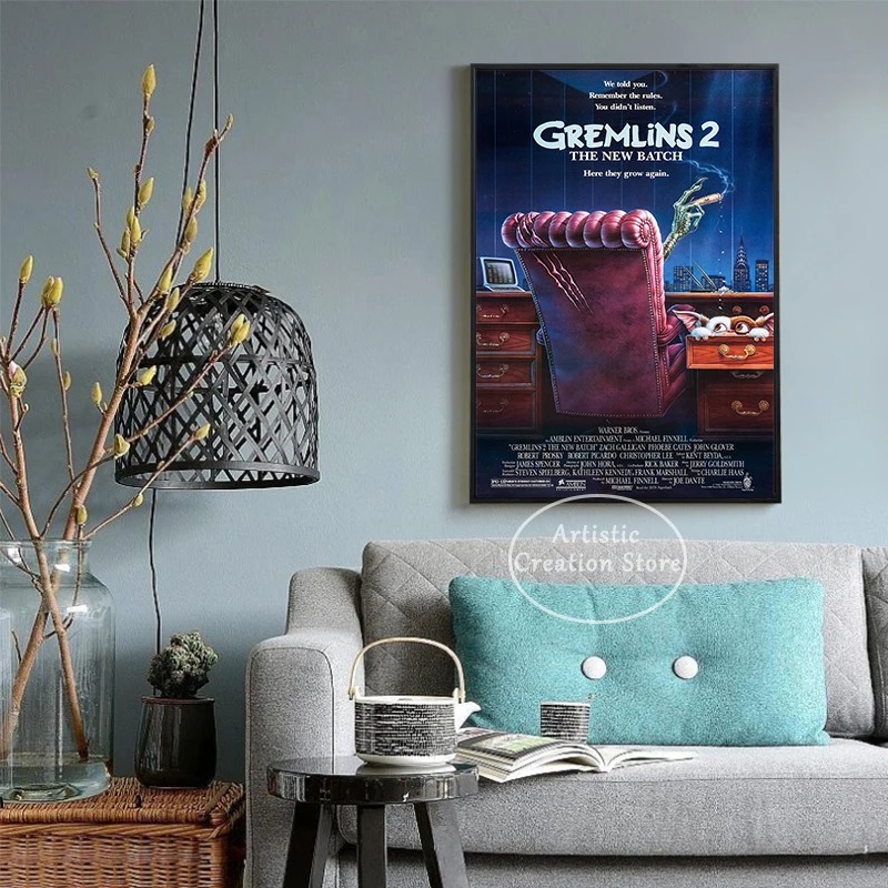 Classic Movie Gremlins Poster  - Home Cinema Movies ulasan dan harga