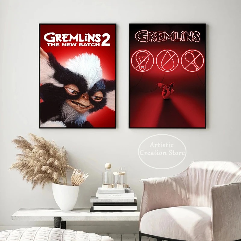 Classic Movie Gremlins Poster  - Home Cinema Movies ulasan dan harga