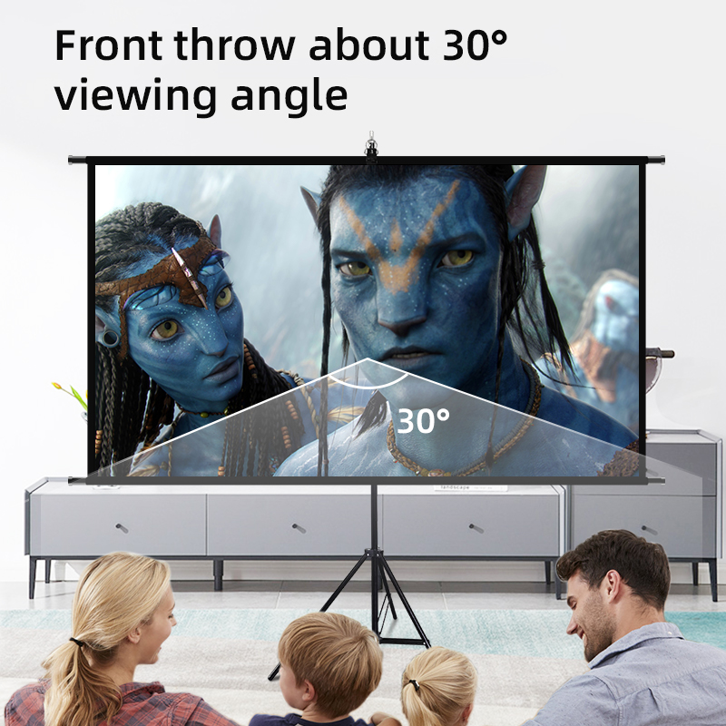 MIXITO Portable 16:9 High-defi - Home Cinema Blanc ulasan dan harga
