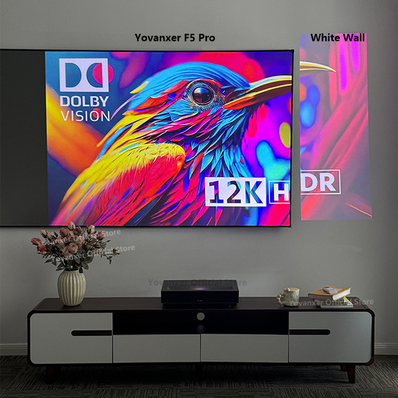 2025 Image Quality UST ALR CLR - Home Cinema Ultra Short Throw Projector ulasan dan harga