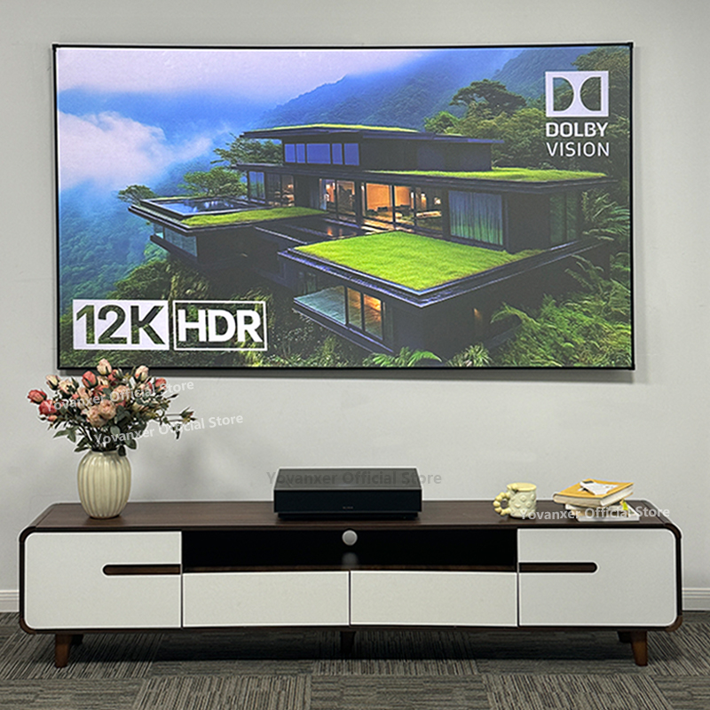 2025 Image Quality UST ALR CLR - Home Cinema Ultra Short Throw Projector ulasan dan harga