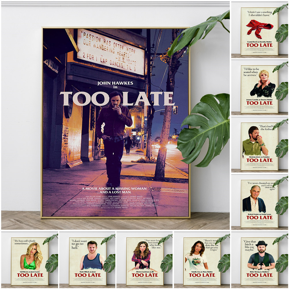 Too Late Drama Film Art Print  - Home Cinema The Drama ulasan dan harga