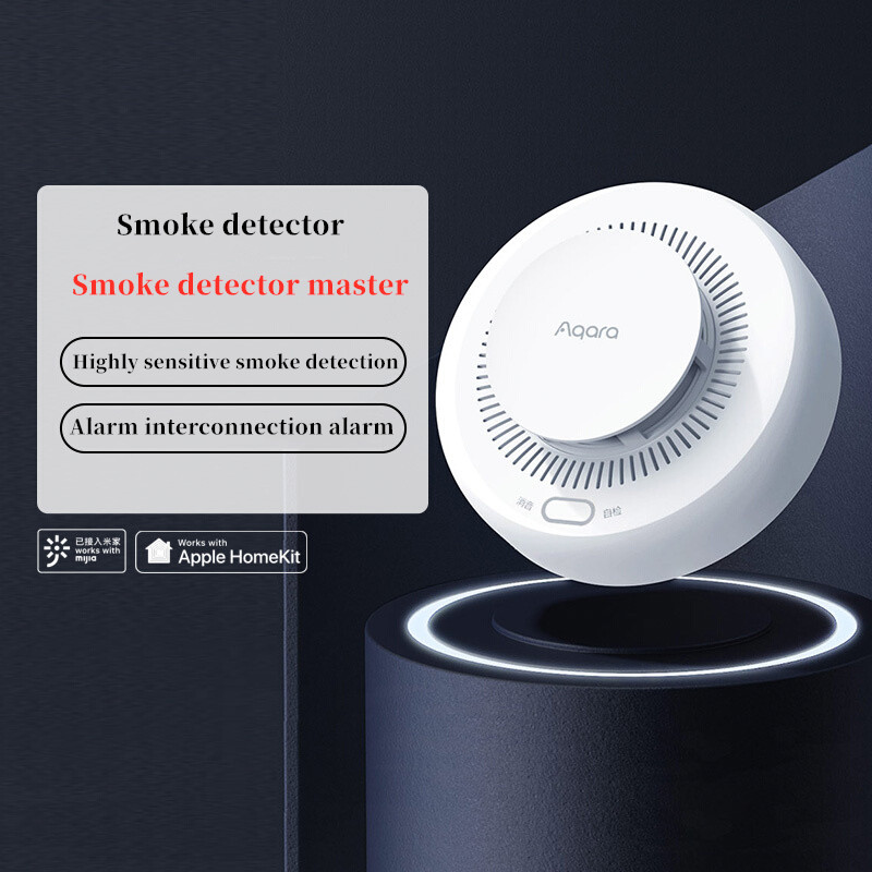 Aqara Smart Smoke Detector Sen - Home Cinema Apple ulasan dan harga
