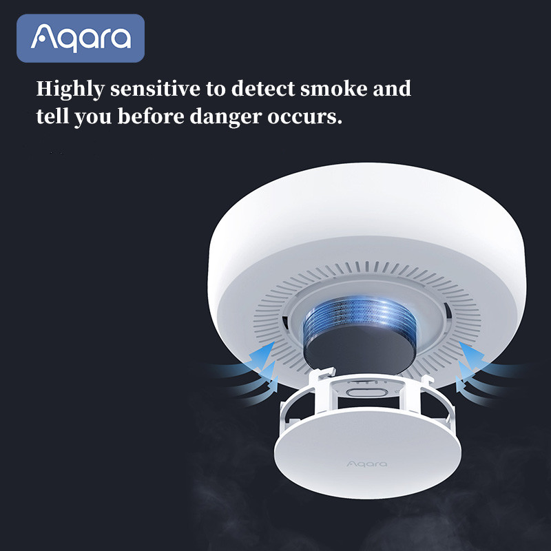 Aqara Smart Smoke Detector Sen - Home Cinema Apple ulasan dan harga