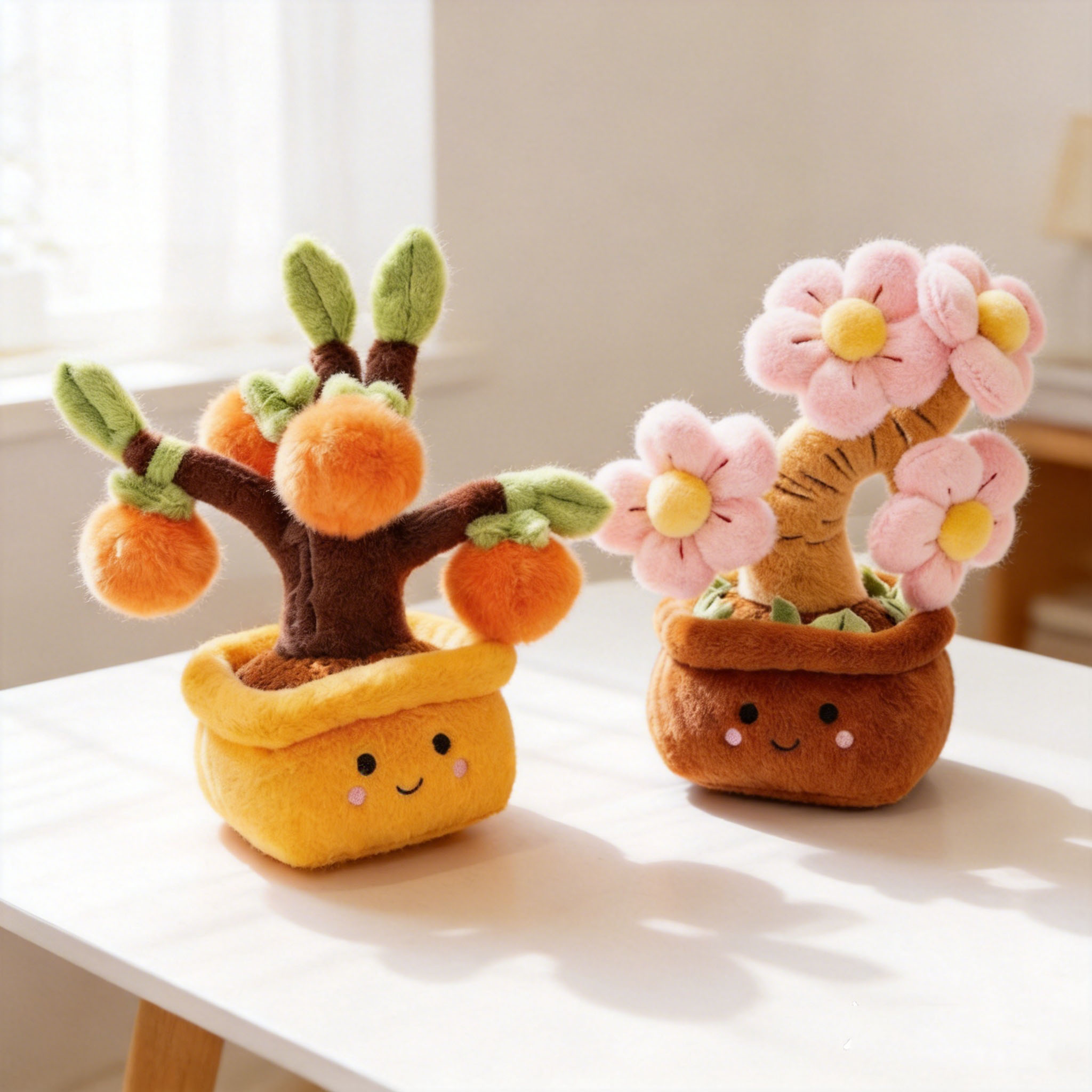 25cm Kawaii Potted Plush Toy S - Home Cinema Apple ulasan dan harga