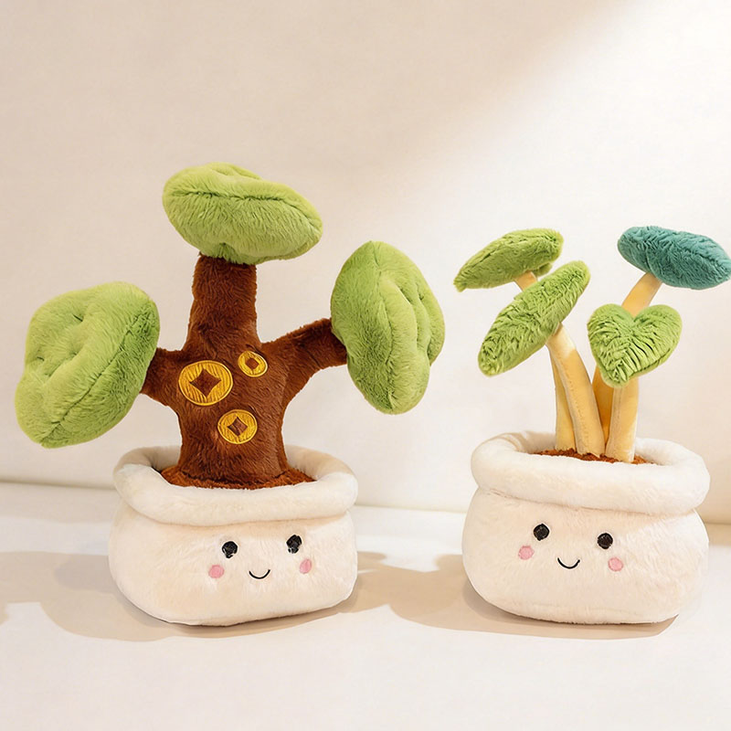 25cm Kawaii Potted Plush Toy S - Home Cinema Apple ulasan dan harga