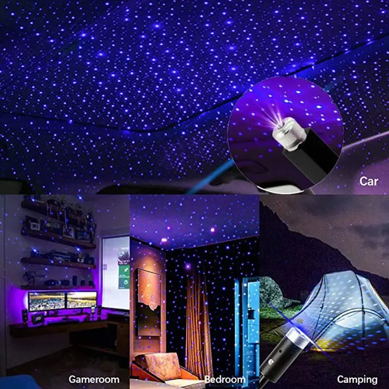 Mini Car LED Star Night Light  - Home Cinema With Projector ulasan dan harga
