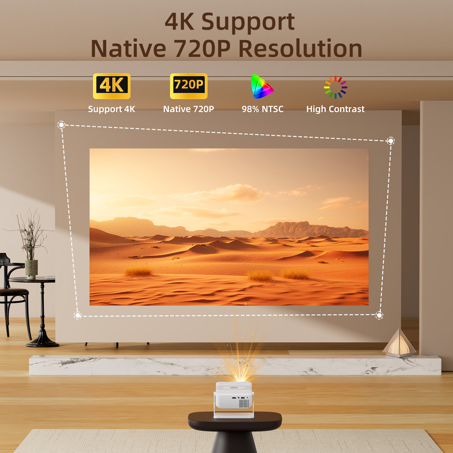 AOC HA109-PRO Portable Project - Home Cinema Entertainment ulasan dan harga