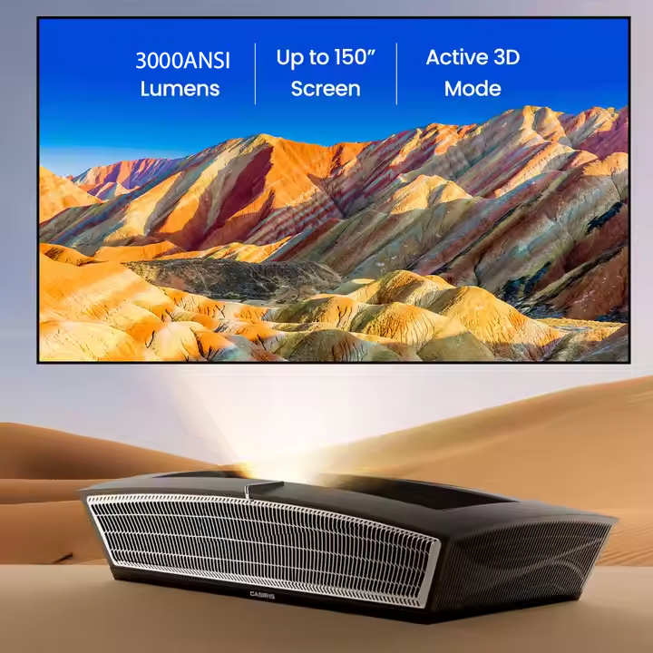 CASIRIS H6 Pro 4K UHD Ultra Sh - Home Cinema Ultra Short Throw Projector ulasan dan harga