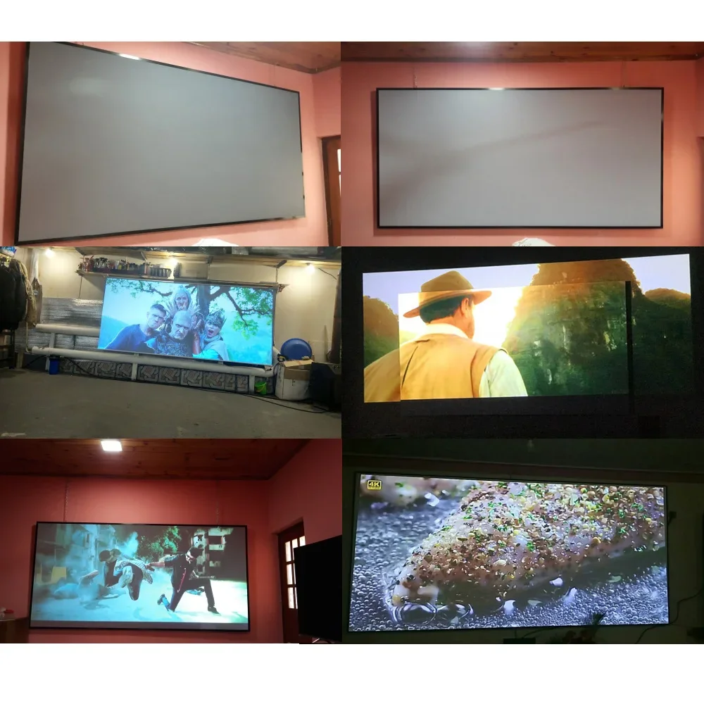 High Brightness Reflective HD  - Home Cinema Blanc ulasan dan harga