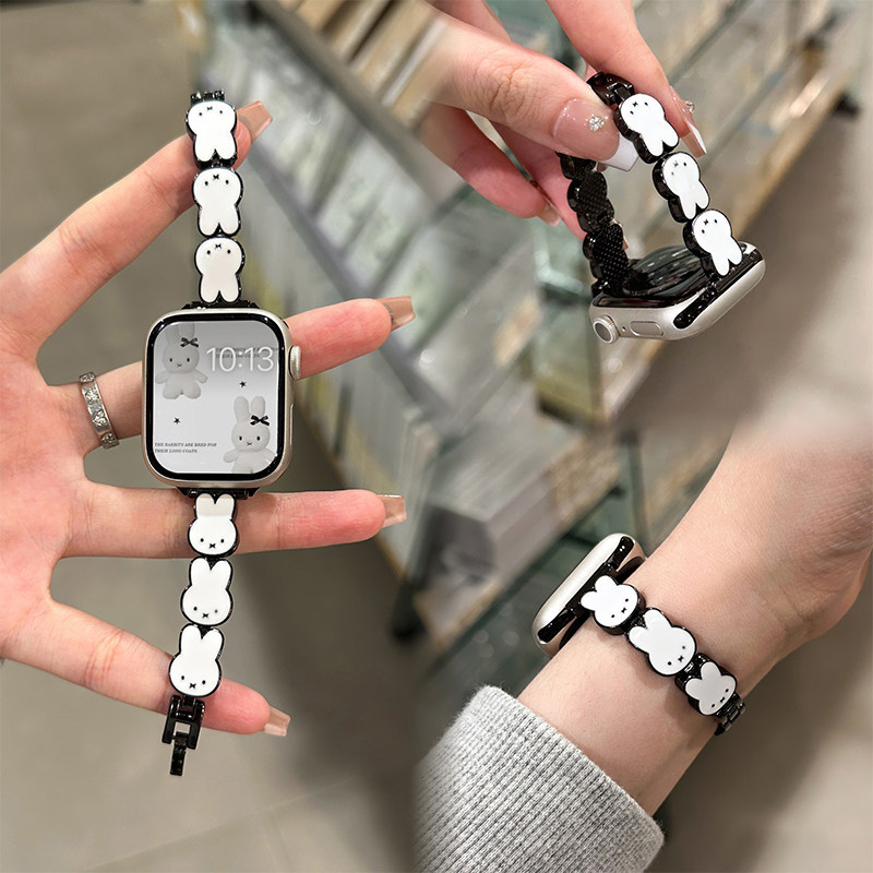 Miffy Rabbit Leather Watch Ban - Home Cinema Apple ulasan dan harga