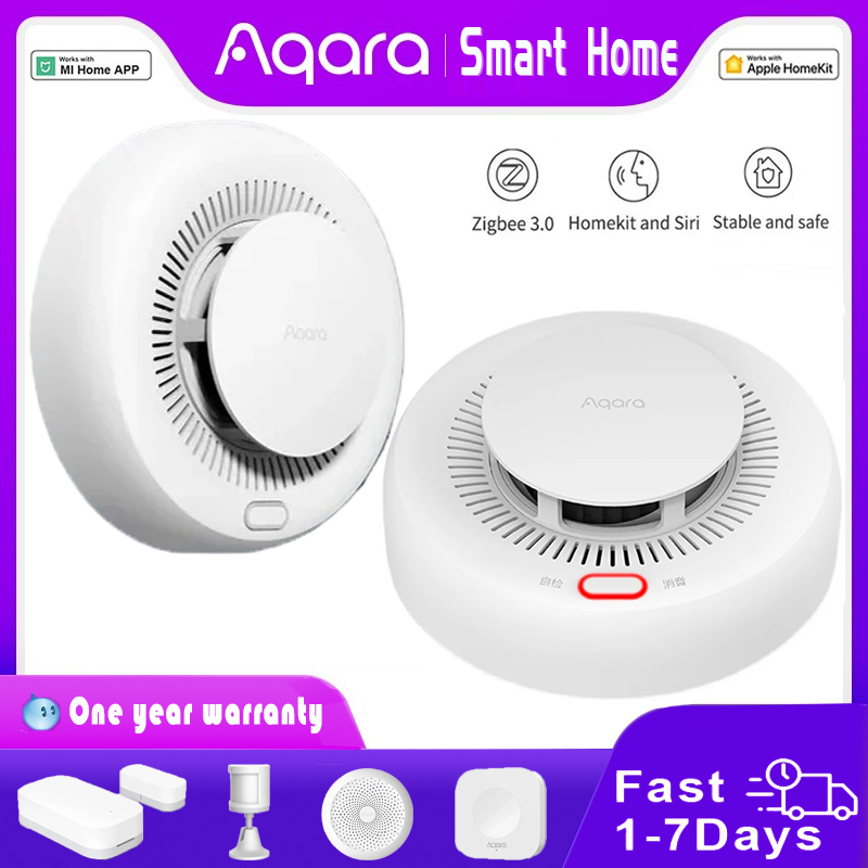 New Aqara Smoke Detector Zigbe - Home Cinema Apple ulasan dan harga