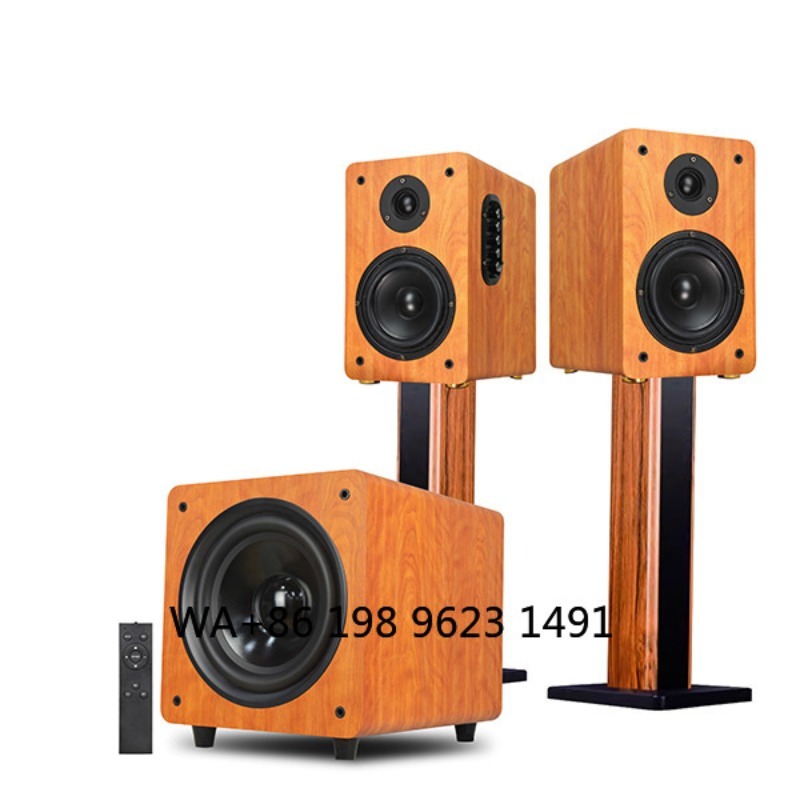 8 Inch 150W RMS Wooden Powered - Home Cinema Speakers ulasan dan harga