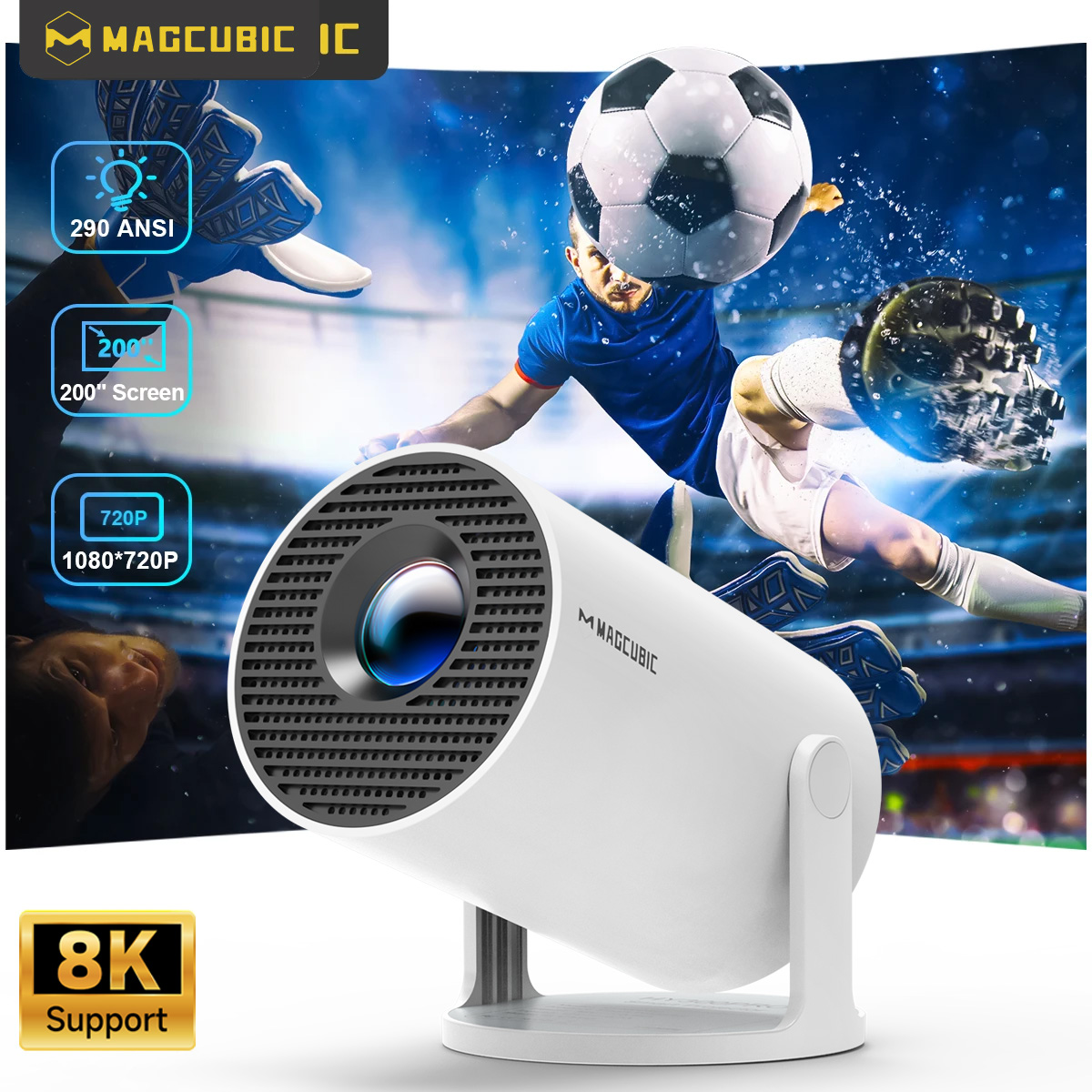 Magcubic 8K Android 14 HY300 P - Home Cinema Entertainment ulasan dan harga