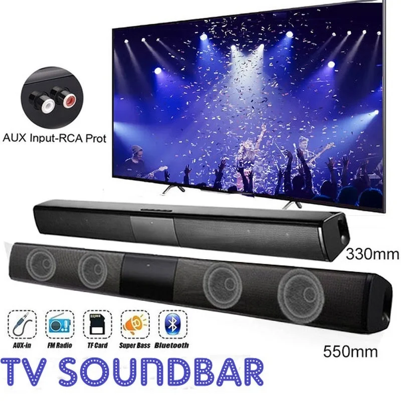 40W High Power Soundbar for TV - Home Cinema Complet ulasan dan harga
