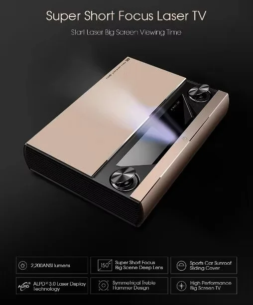 JMGO SA Ultra Short Throw 2200 - Home Cinema Ultra Short Throw Projector ulasan dan harga