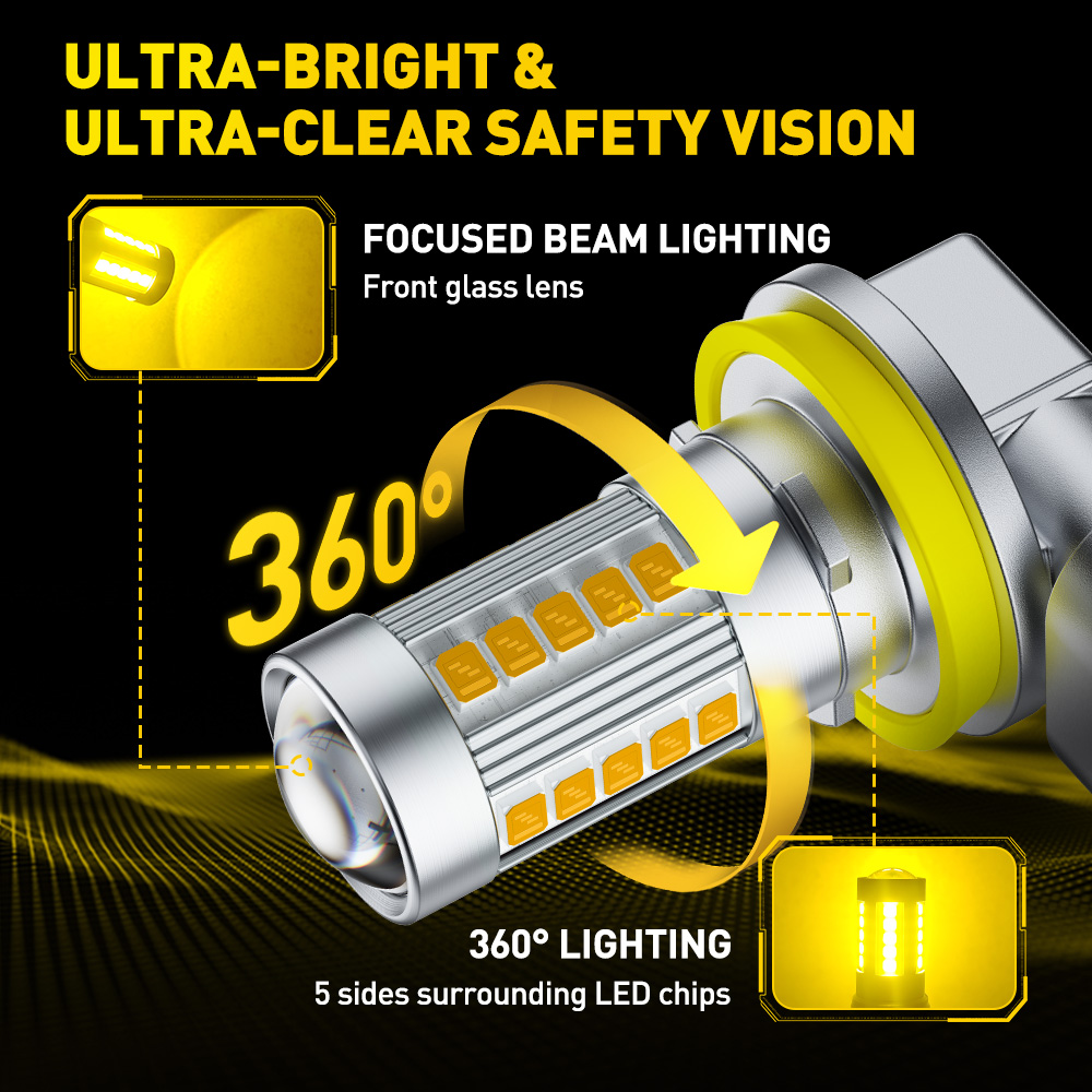 AUXITO 6G27 Fog Light H8 H9 H1 - Home Cinema With Projector ulasan dan harga