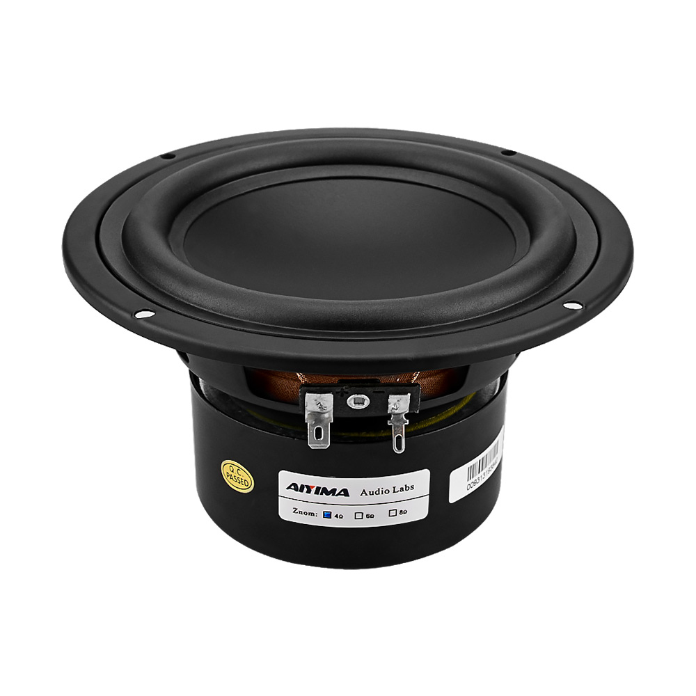 AIYIMA 1Pcs 5.25 Inch Subwoofe - Home Cinema Complet ulasan dan harga