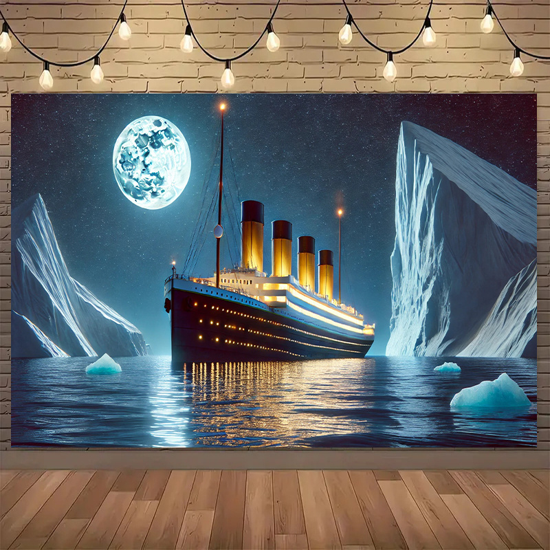 Titanic Ship Iceberg Moonlight - Home Cinema The Drama ulasan dan harga