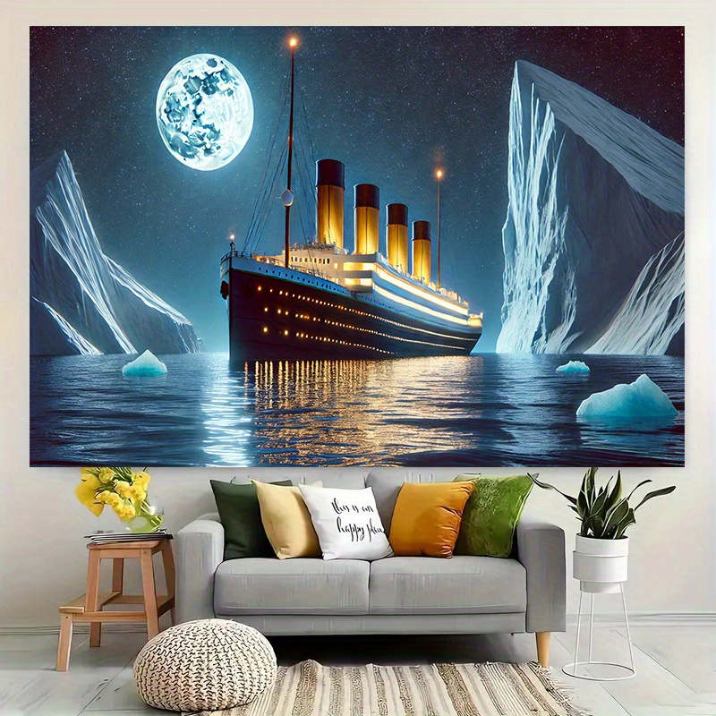 Titanic Ship Iceberg Moonlight - Home Cinema The Drama ulasan dan harga