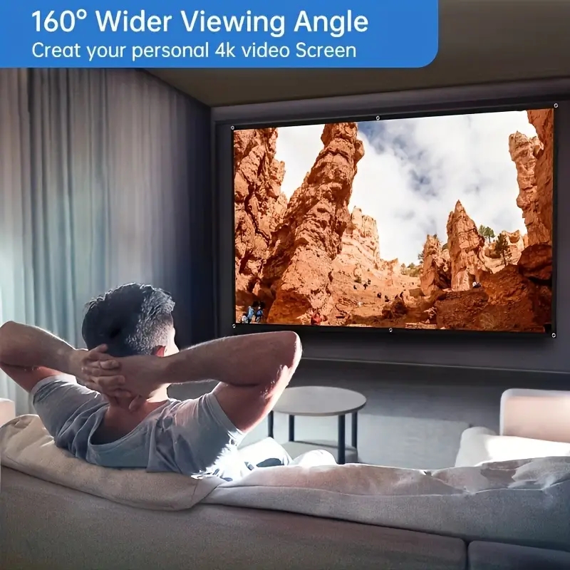 Simple wall mounted projection - Home Cinema Blanc ulasan dan harga