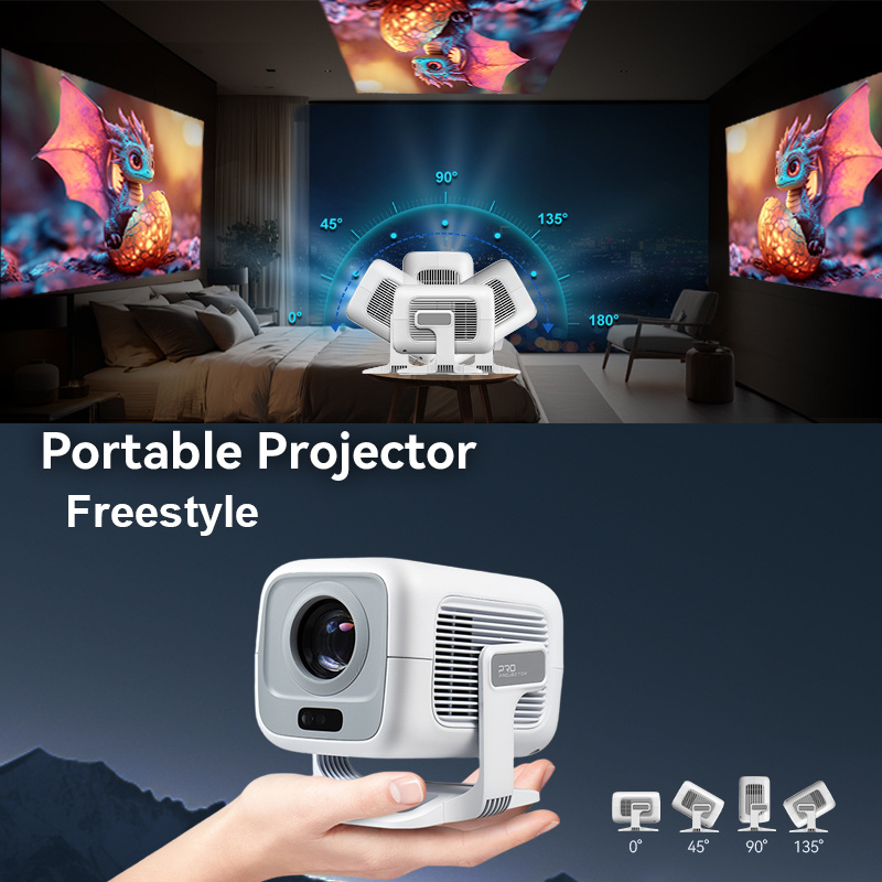 HUAWEISHI 4K Projector Android - Home Cinema Entertainment ulasan dan harga