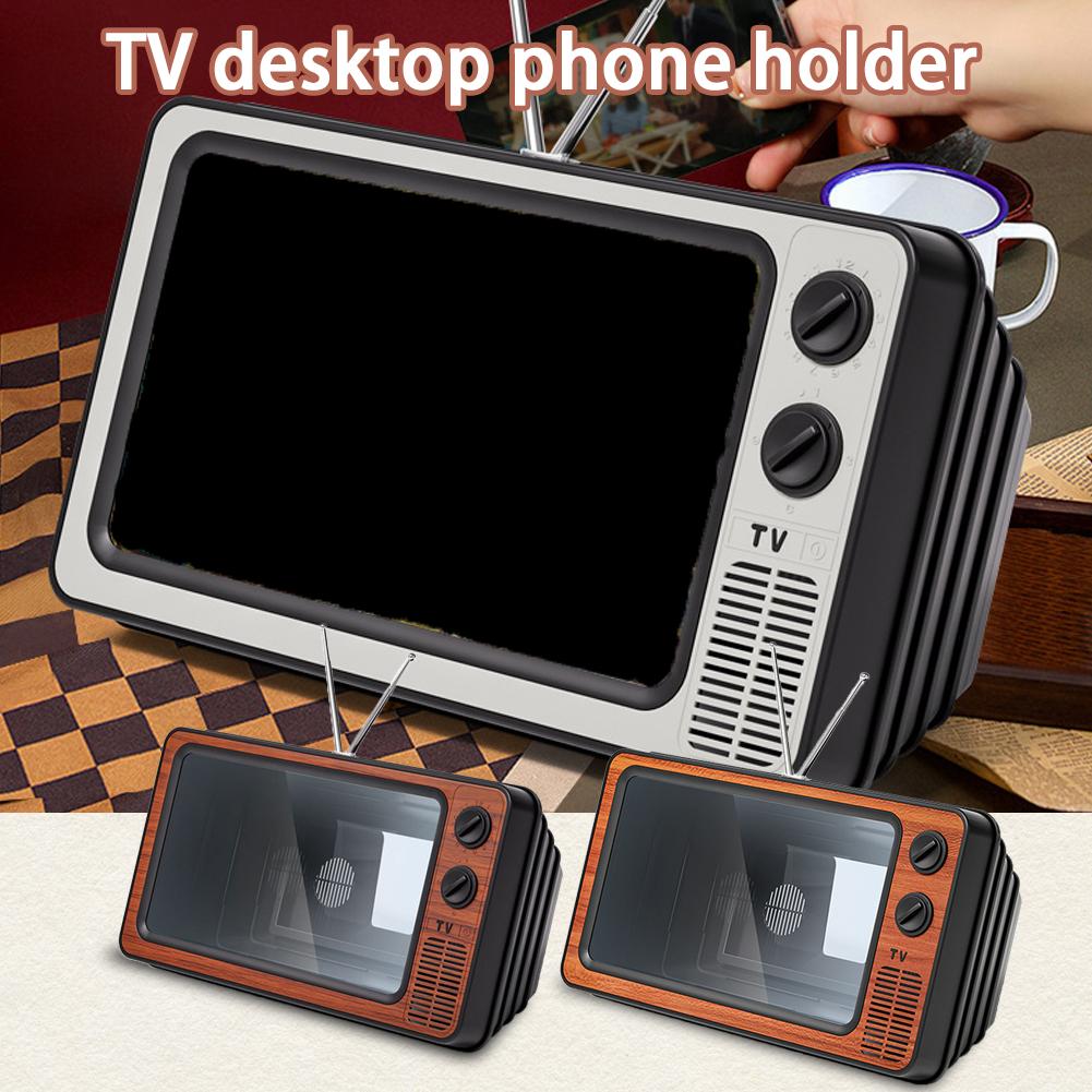 Vintage TV Phone Holder Creati - Home Cinema Apple ulasan dan harga