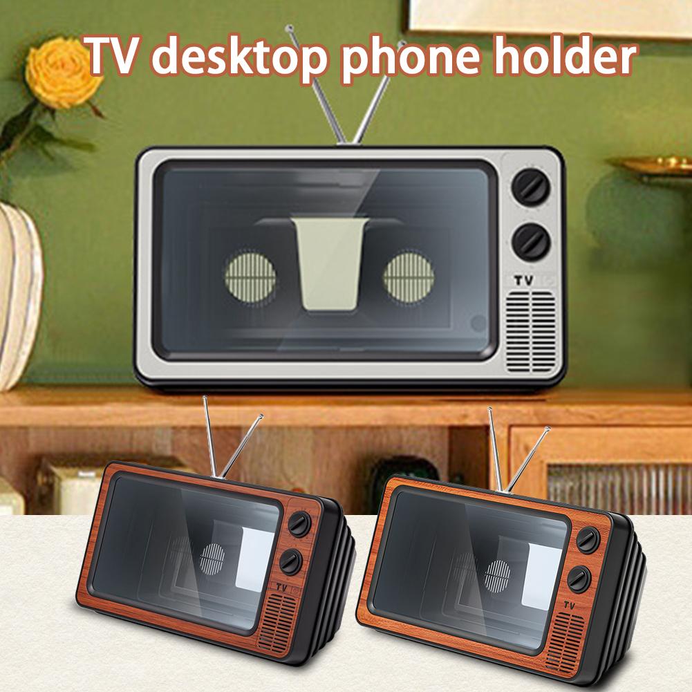 Vintage TV Phone Holder Creati - Home Cinema Apple ulasan dan harga