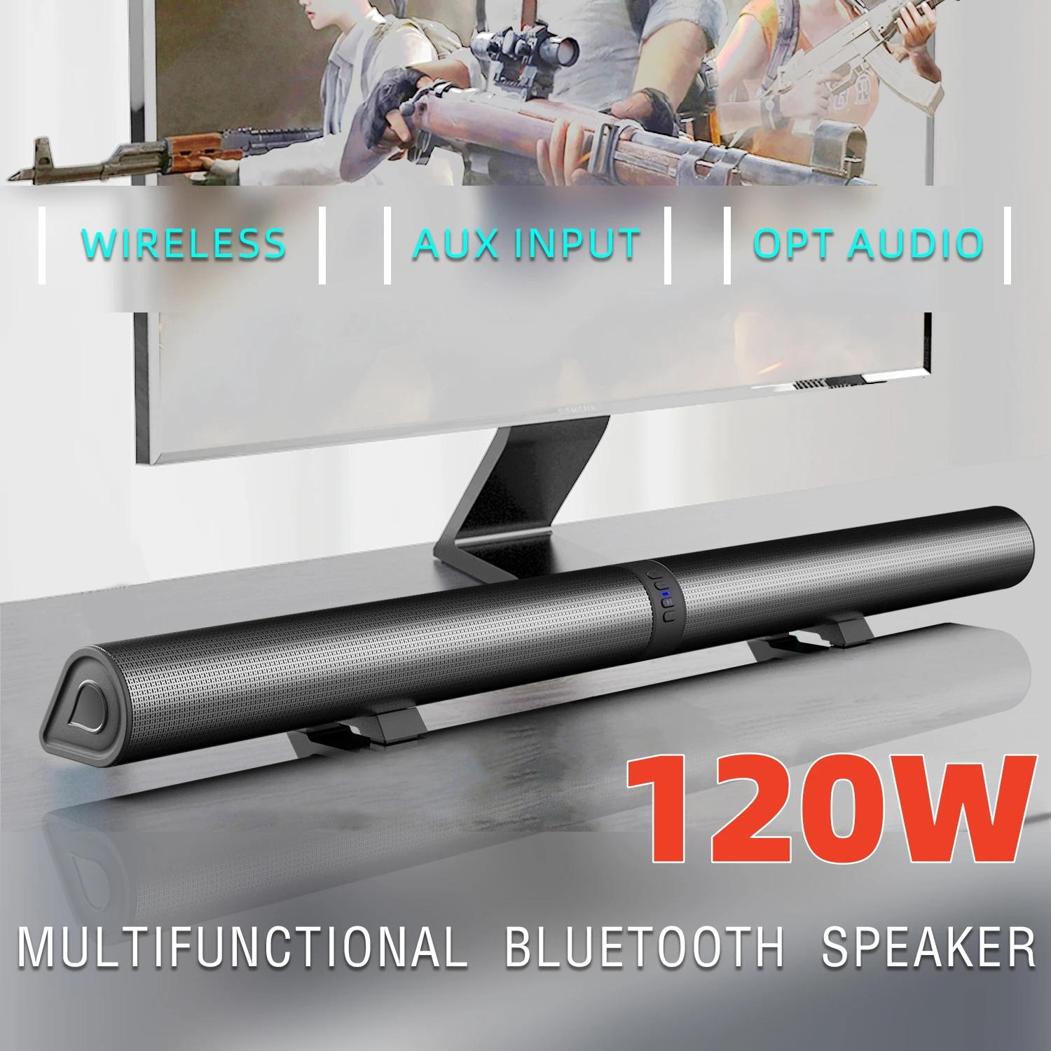 FM Soundbar TV Bluetooth Speak - Home Cinema Speaker System ulasan dan harga