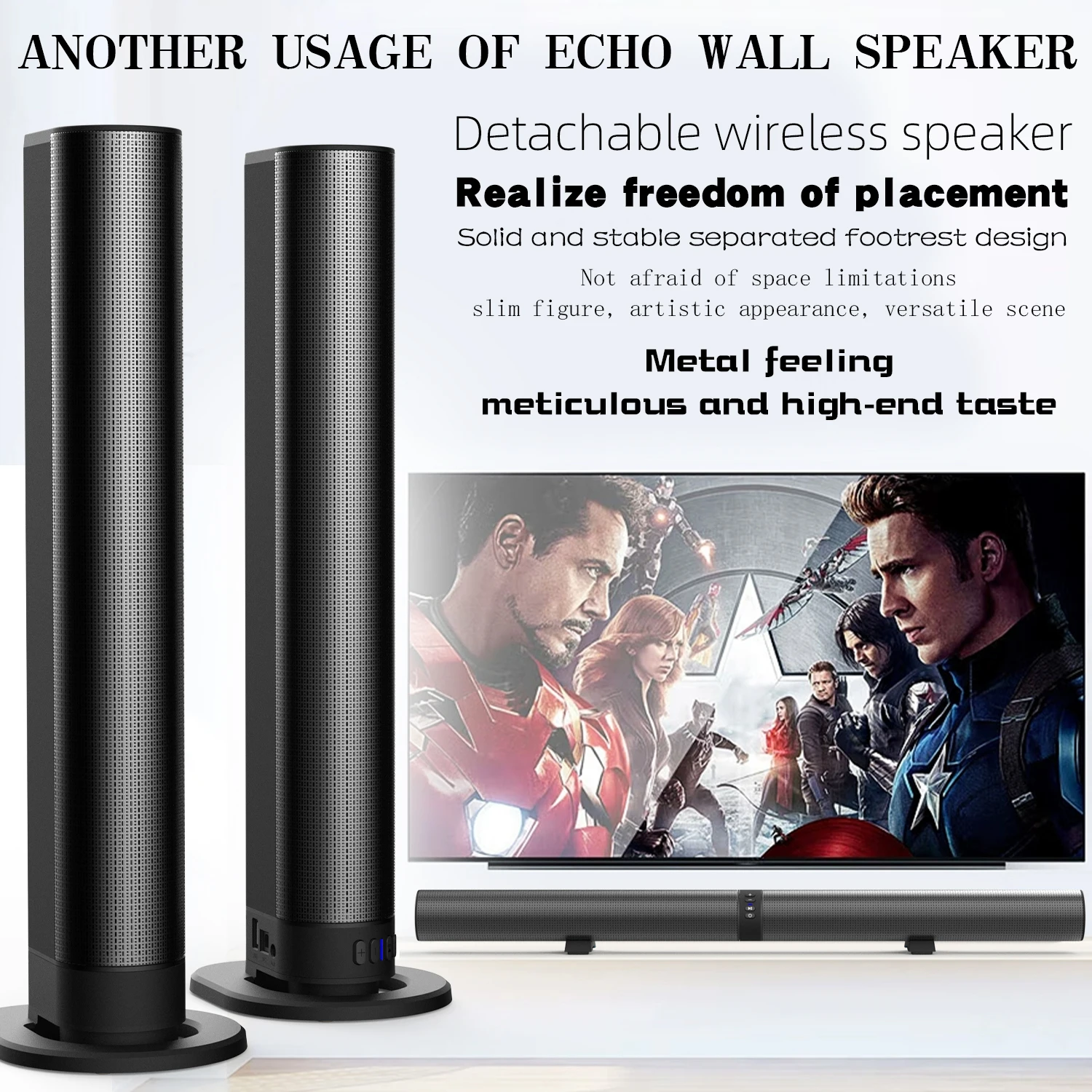 FM Soundbar TV Bluetooth Speak - Home Cinema Speaker System ulasan dan harga