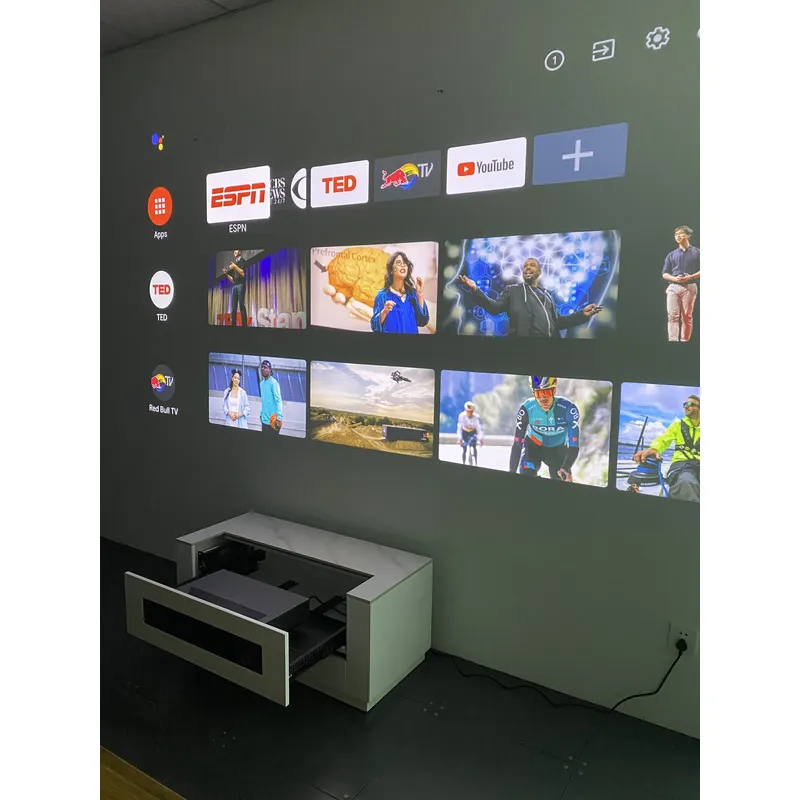 2026 Latest Smart Projector Ca - Home Cinema Ultra Short Throw Projector ulasan dan harga